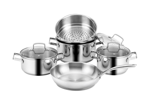 Bộ nồi chảo từ inox 5 món Eurosun MC1702-Harmony